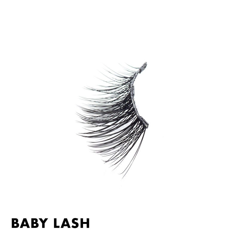 MoxieLash Magnetic Eyelashes with Eyeliner Kit - Essentials Kit Vol 2 - Natural Looking False Eyelashes - Sassy & Baby Lash + Magnetic Eyeliner + Remover Swabs - USA Owned - No Glue - Image 3